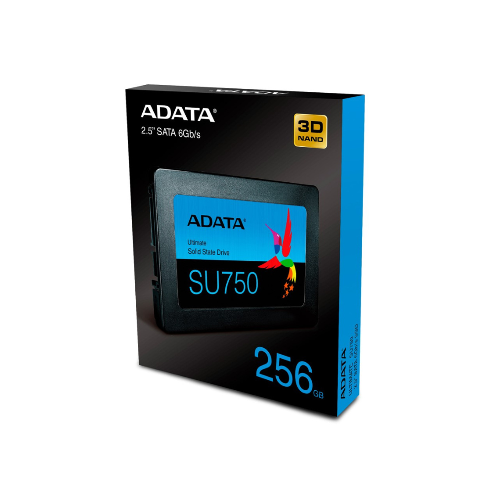 Unidad de Estado Sólido Adata SU750 de 256GB, 2.5" SATA III