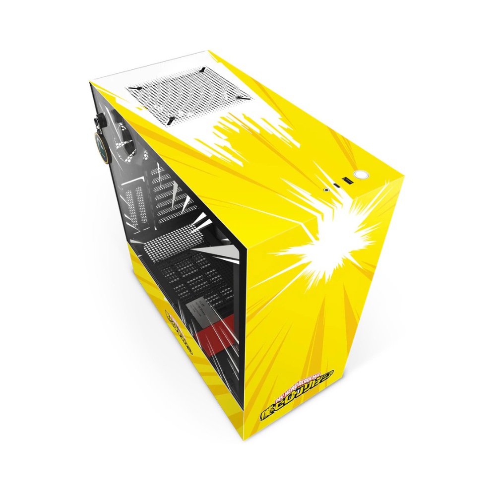 Gabinete NZXT H510i Rivals Mid Tower ITX/Micro ATX/ATX, Amarillo CA-H510I-MH-RV