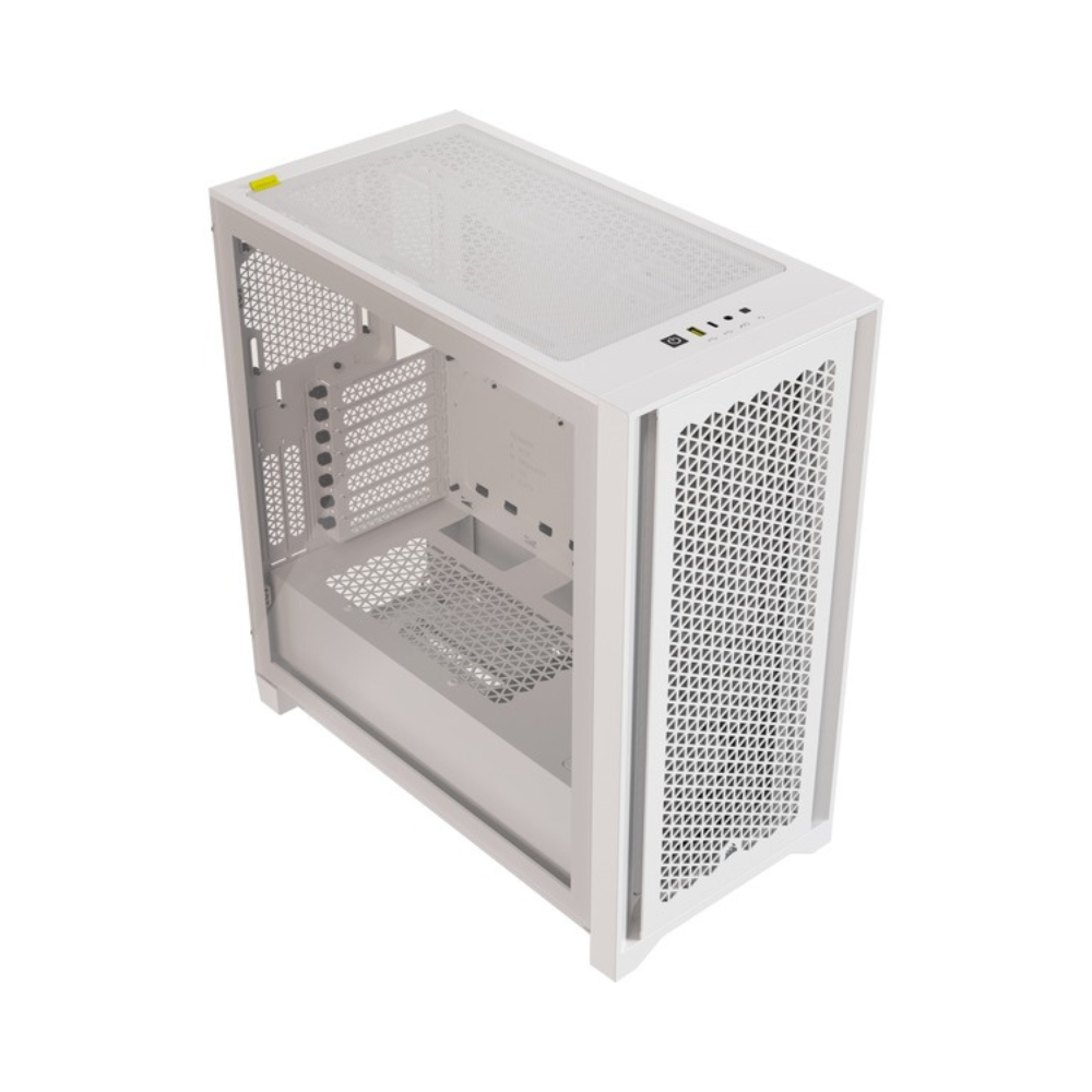 Gabinete Corsair iCUE 4000D RGB Airflow Mid Tower, Blanco CC-9011241-WW