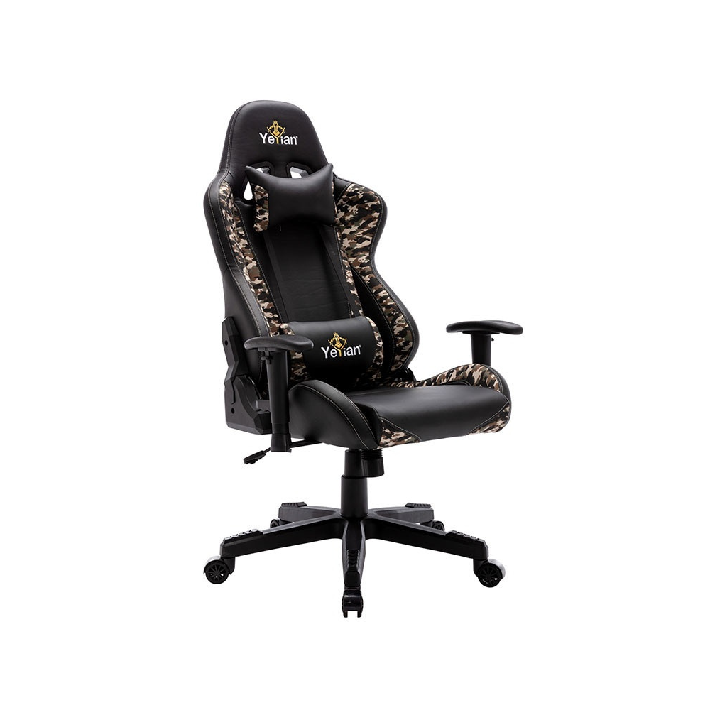 Silla Gamer Yeyian Ryuji Desert Camo Poliester/Nylon, Soporta 150 kg (YFRD-042920)