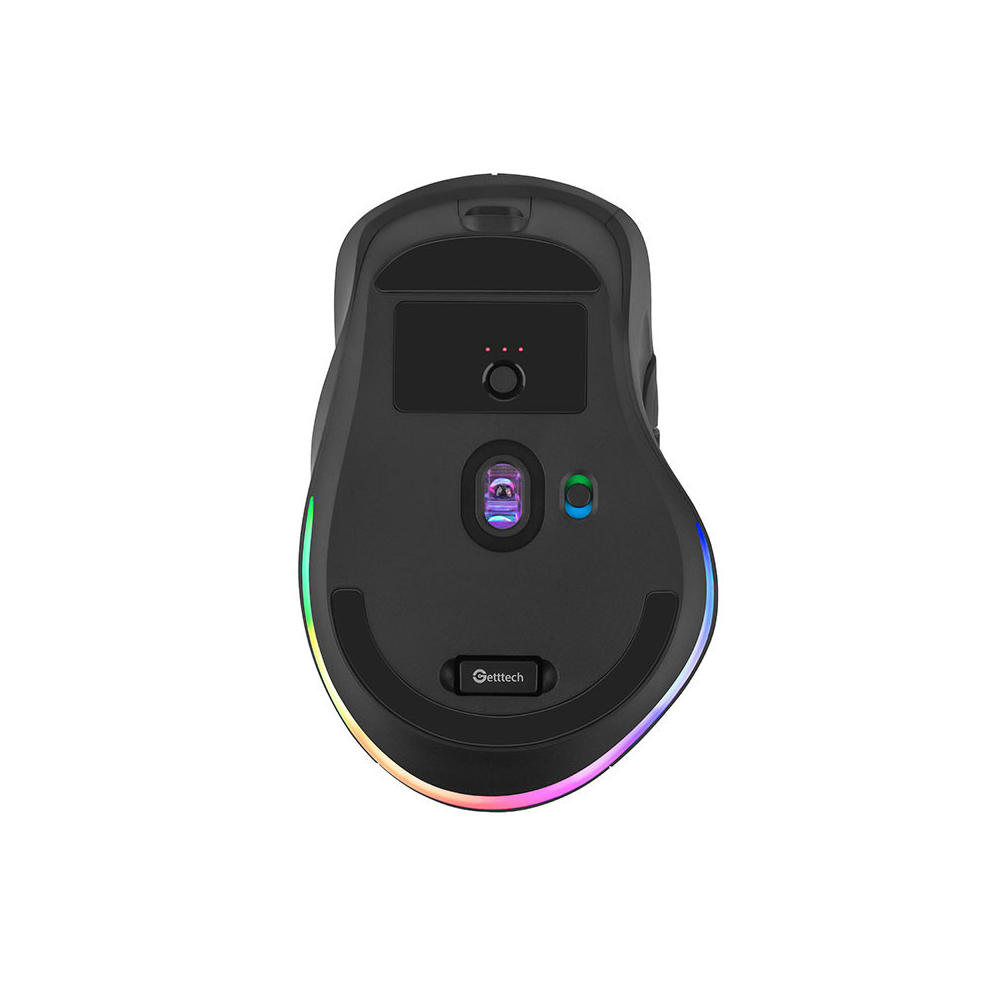 Mouse GETTTECH Inalambrico Ergonomico Ajustable 6400 DPI Negro