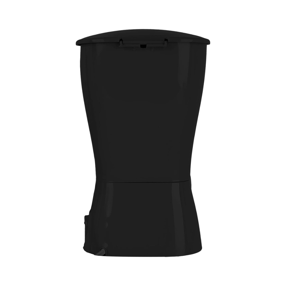 Cafetera Mirati 1.2L 900W Vaso de Cristal Filtro Lavable Color Negro