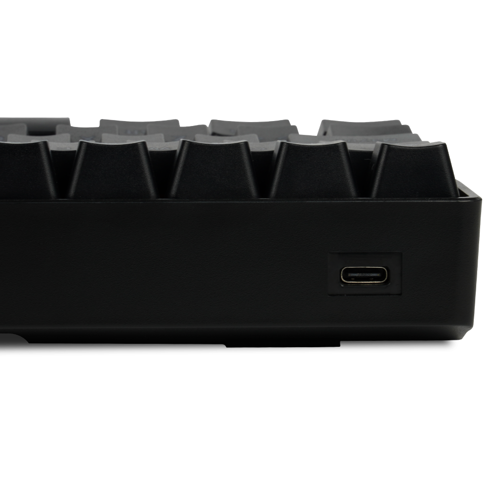 Teclado Mecánico Game Factor 60% RGB Switch Red USB Tipo C (KBG560-RD)