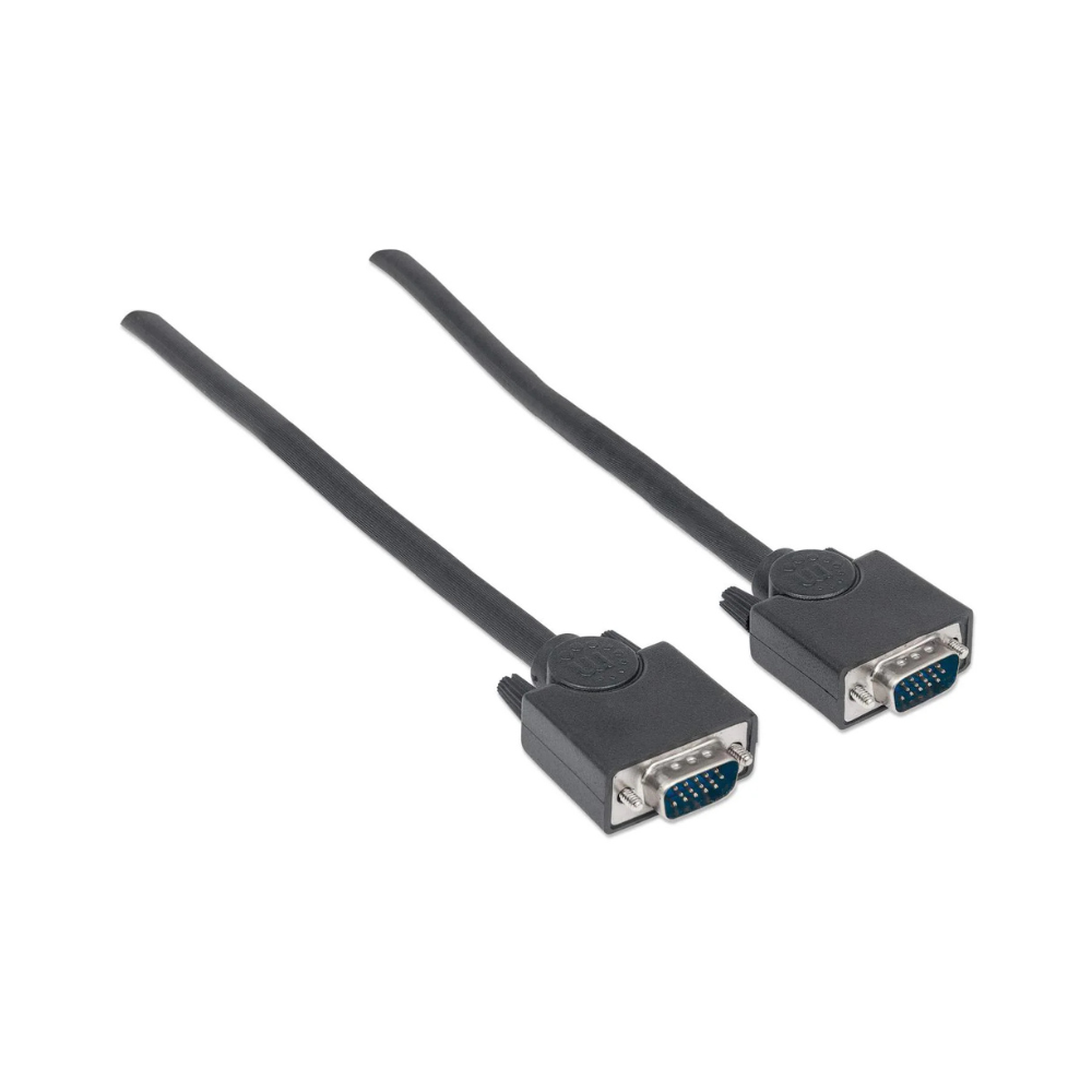 Cable SVGA Manhattan HD15 M-M 8mm 4.5M (312721)