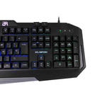 Teclado Gamer Balam Rush Gunfire USB 3 Colores LED Negro (BR-929639)