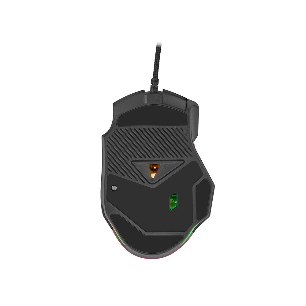 Mouse Gamer GETTTECH GPM-RGBWR-G1-RD 7200 DPI RGB USB Rojo/Naranja