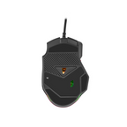Mouse Gamer GETTTECH GPM-RGBWR-G1-RD 7200 DPI RGB USB Rojo/Naranja