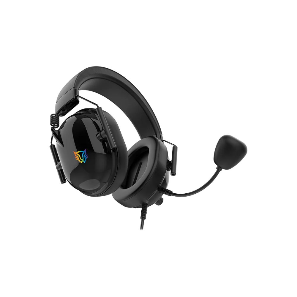 Audifonos Balam Rush Gamer Aviator Level HA757 Negro Alambricos Over Ear Bocinas 53 mm Microfono Fijo RGB + Conexion USB Legend