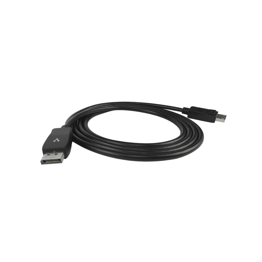 Cable Vorago DisplayPort Macho-Macho 2M 4K 32.4Gbps Negro (CAB-309)
