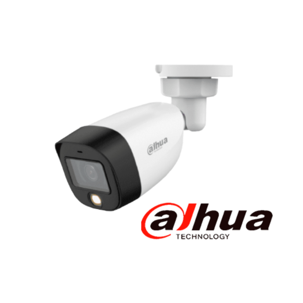 Kit Dahua Full Color 4 Canales, SSD 512GB, Camaras 2MP con Microfono, DVR WizSense IA, Accesorios Incluidos