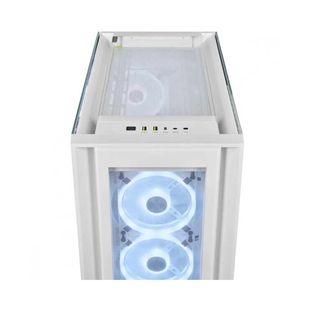 Gabinete Corsair iCUE 5000X RGB SE, Vidrio Templado, Blanco CC-9011233-WW