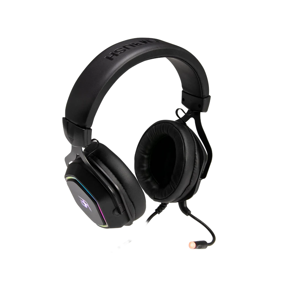 Audifonos Gamer Balam Rush Spectrum Hesix Over USB 7.1 Canales RGB BR-929776