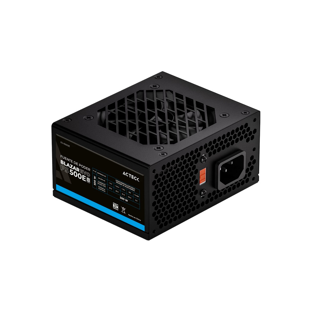 Fuente de Poder Acteck Blazar Evo FS500E SFX 500W Negro