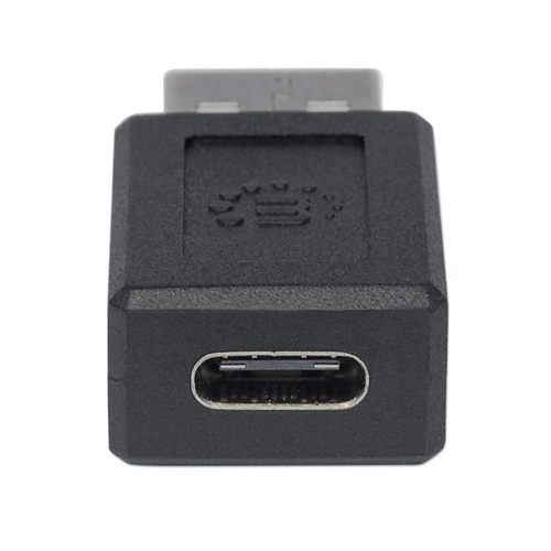 Adaptador Manhattan USB Tipo C V2.0 AM-CH Negro (354653)