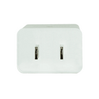 Cargador de Pared Perfect Choice, Carga Rápida USB 2 Puertos, Blanco 2.4A