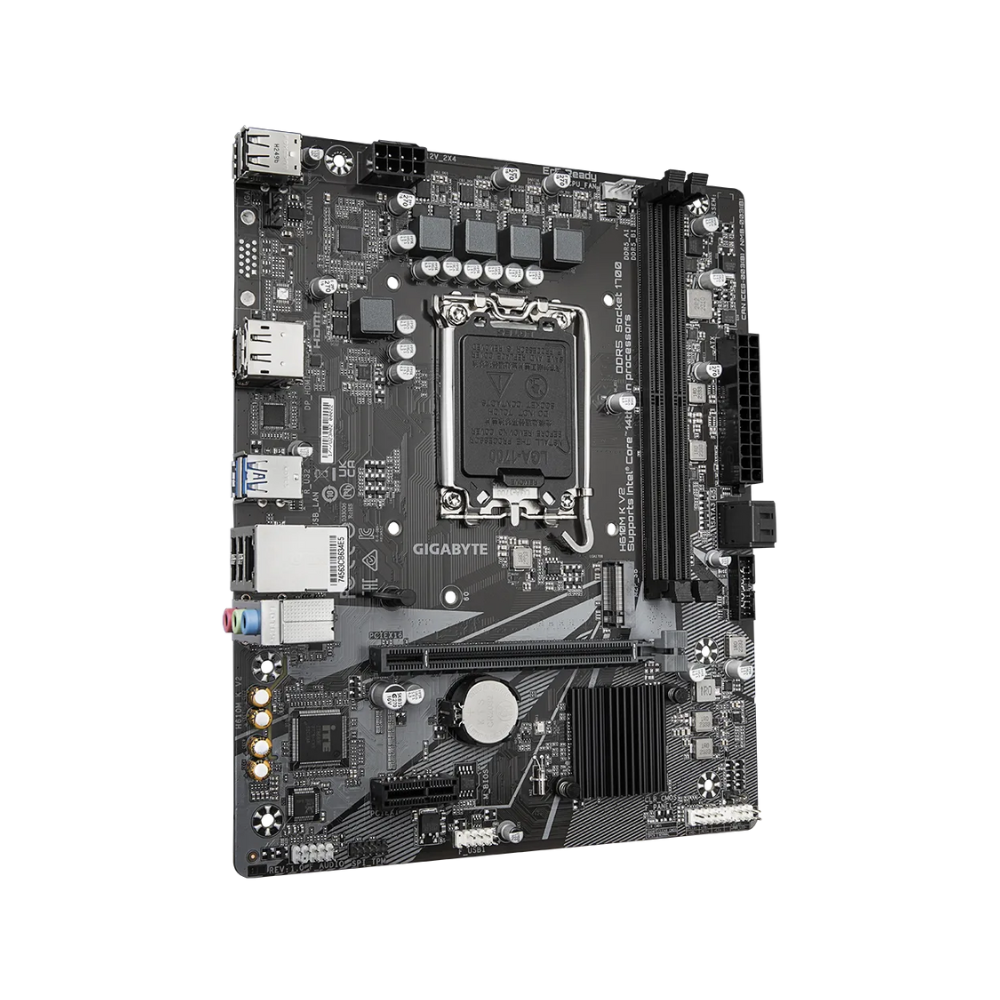 Tarjeta madre Gigabyte H610M K V2 socket 1700 Gen 12/13/14 2xDDR5 1xHDMI 1xDP Micro ATX