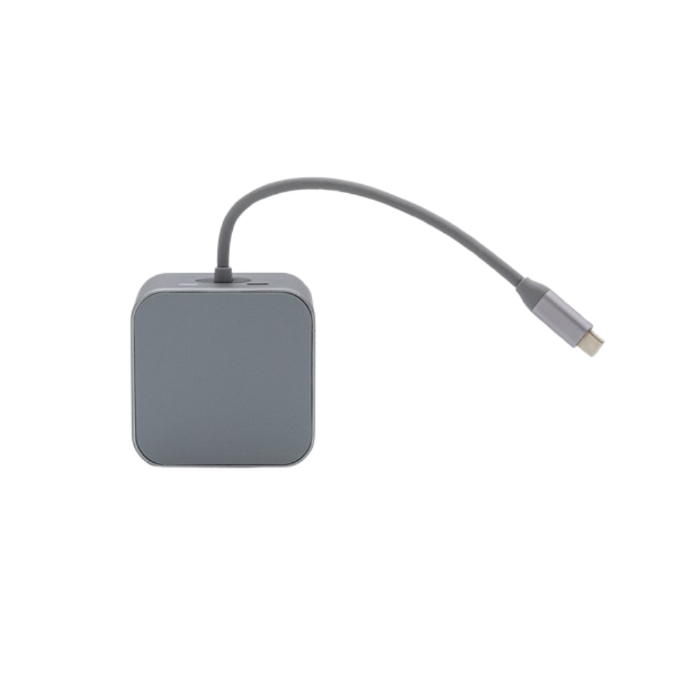 Docking Station GETTTECH GHW-69401 con RJ45, PD, SD/TF, USB, HDMI, Thunderbolt y Cargador Inalámbrico