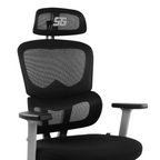 Silla Gaming Start The Game - Reclinable con Descansabrazos 1D, Negra, Malla (CGM-400-BK)