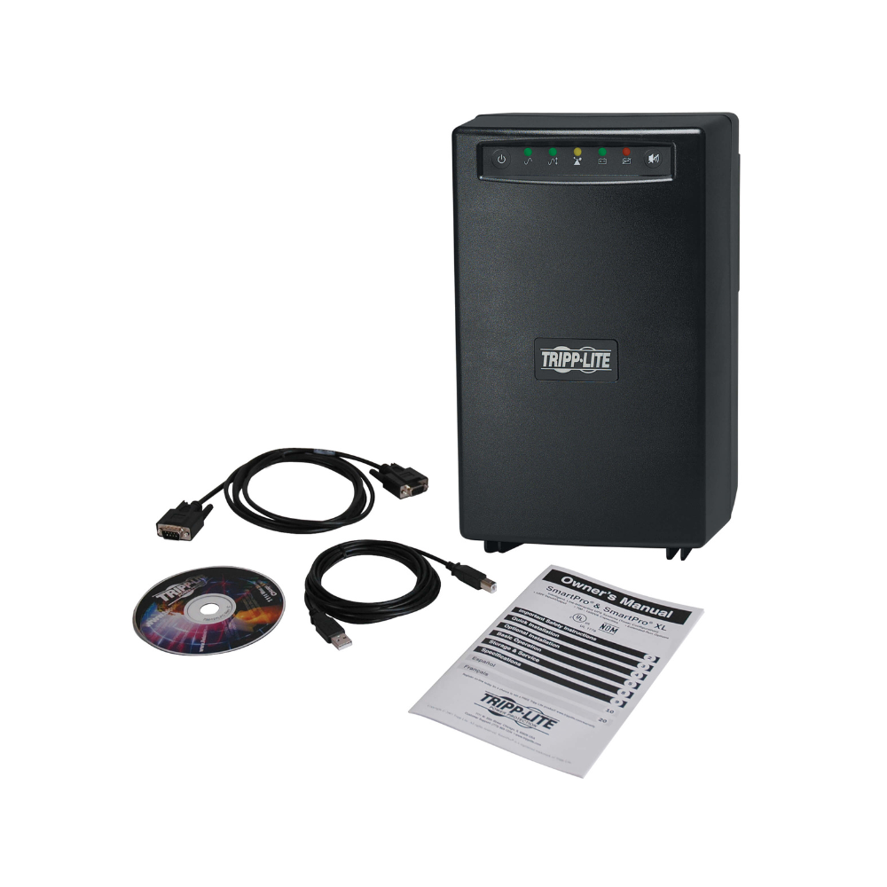 No Break Tripp-Lite Smart1500 SmartPro Interactivo 120V 1.5KVA 980W Torre USB DB9 6 Salidas