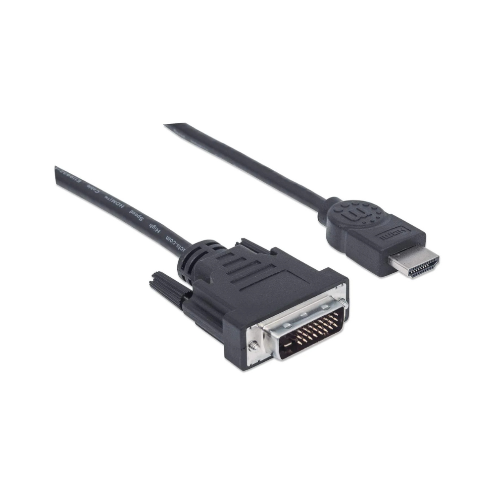 Cable HDMI a DVI-D M-M 1.8M Manhattan (372503)