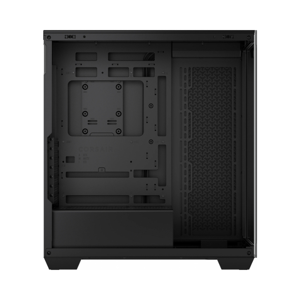 Gabinete Corsair 3500X BTF negro cristal templado media torre Mini-ITX / Micro-ATX / ATX / E-ATX