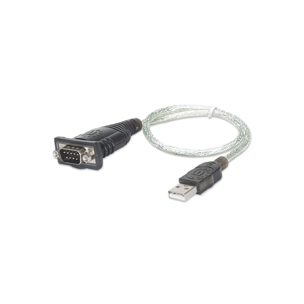 Convertidor Manhattan USB 1.1 a Serial DB9M RS232 45 cm (205146)