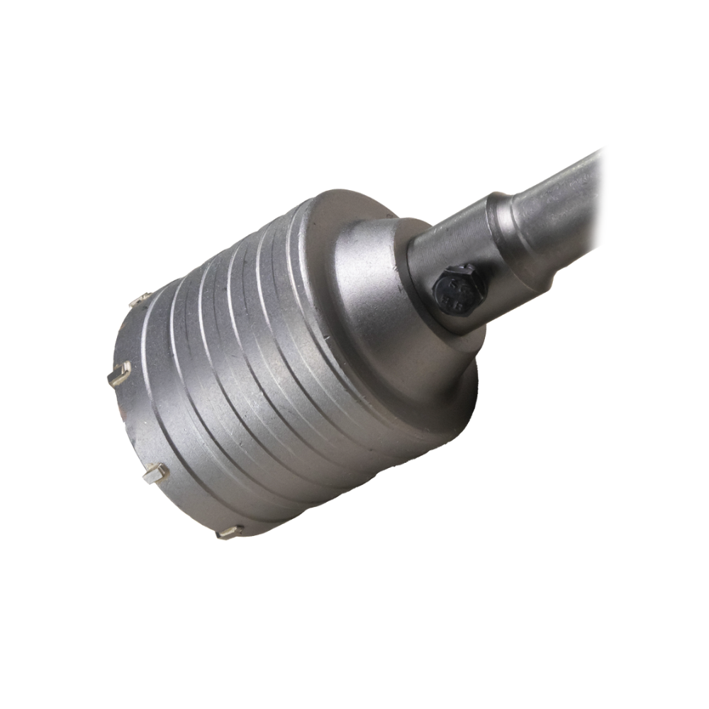 Broca Pasamuros SDS 65mm, Sacabocado para Concreto, Extensión 220mm (Ideal para Minisplits)