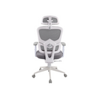 Silla Gaming Start The Game - Reclinable con Descansabrazos 1D, Blanca, Malla (CGM-400-WH)