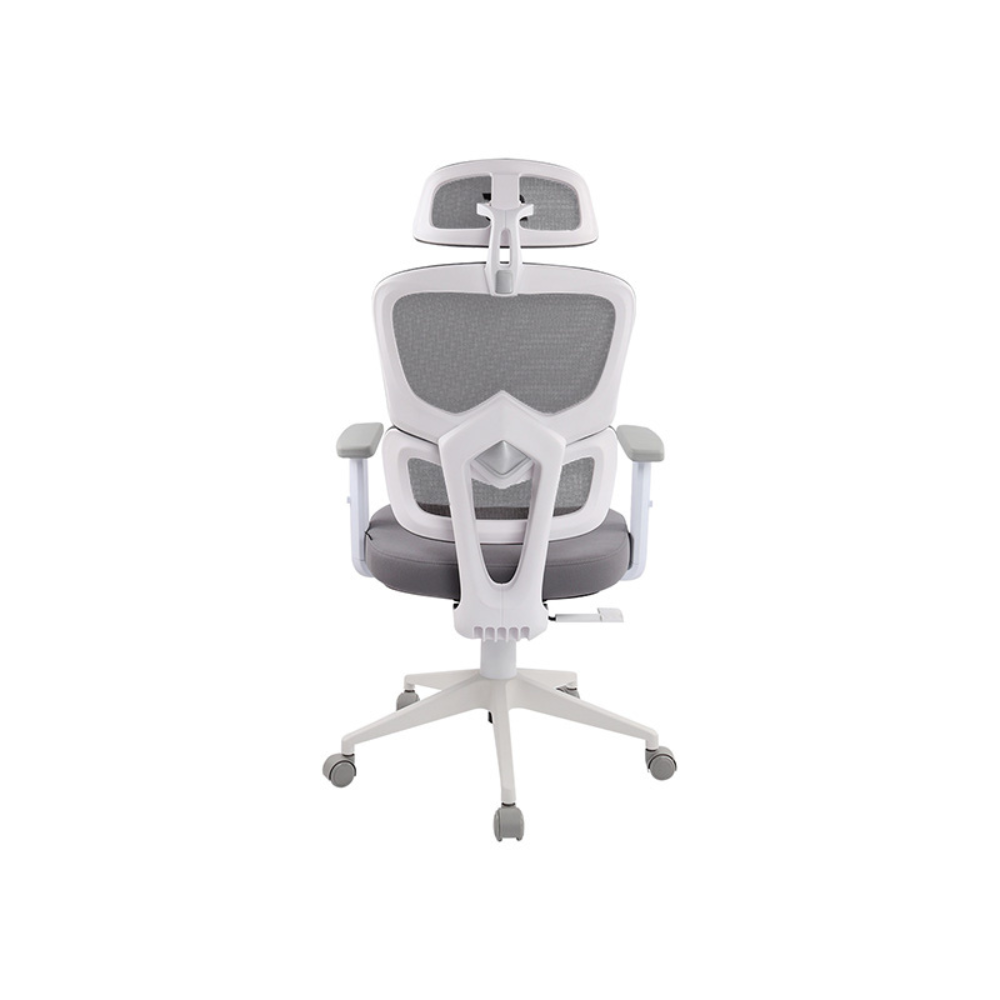 Silla Gaming Start The Game - Reclinable con Descansabrazos 1D, Blanca, Malla (CGM-400-WH)