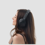 Audifono diadema Perfect Choice BT 5 microfonos cancelacion de ruido activa 40hrs ANC hibrido con estuche de viaje modelo PC-117315 color Negro