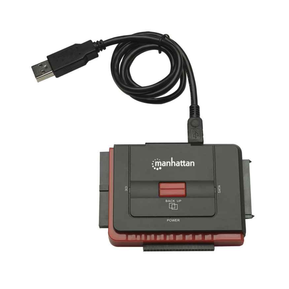 Convertidor Manhattan USB 2.0 a HDD IDE40/SATA OTB (179195)