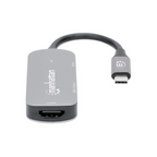 Docking USB-C 3 Puertos HDMI/USB-A/USB-C PD Manhattan (130707)