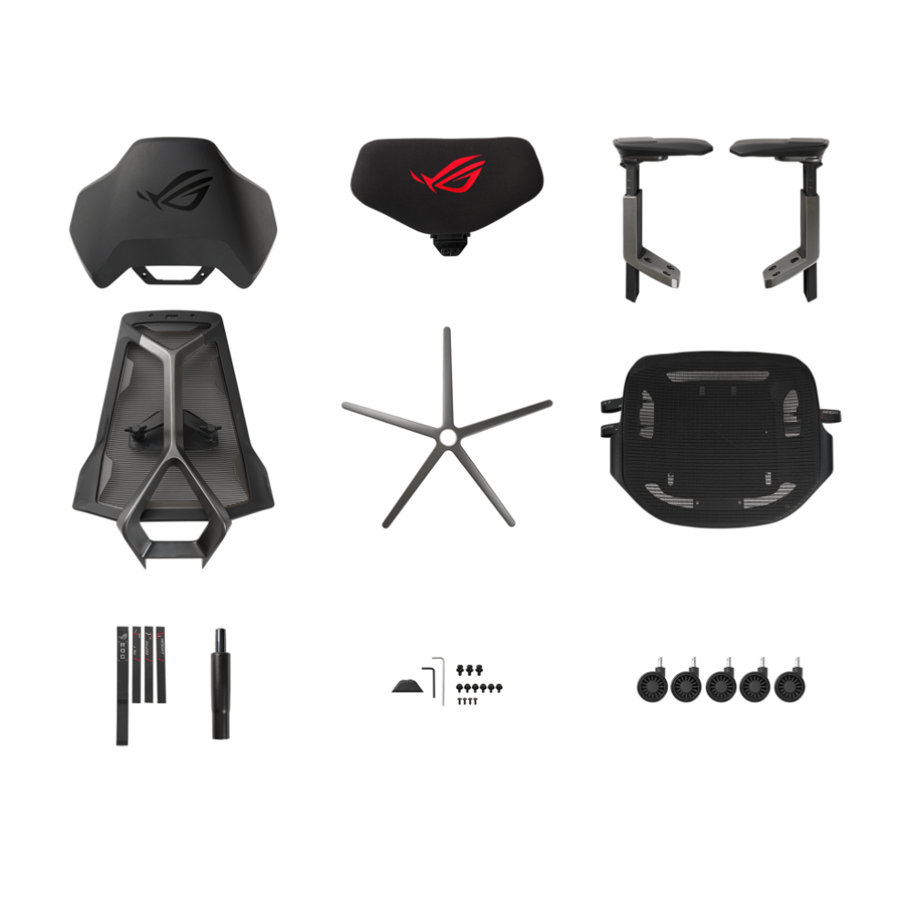 Silla Gaming Asus ROG Destrier SL400 - 360°, Clase 4, Negra (SL400/BK/WW)