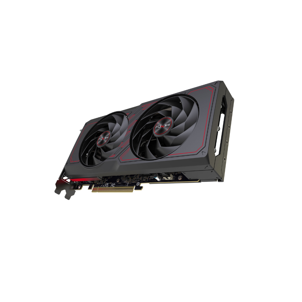 Tarjeta de Video Sapphire 16GB AMD Radeon RX 7600 Pulse XT 2X Fan GDDR6 FSR HDMI/DP
