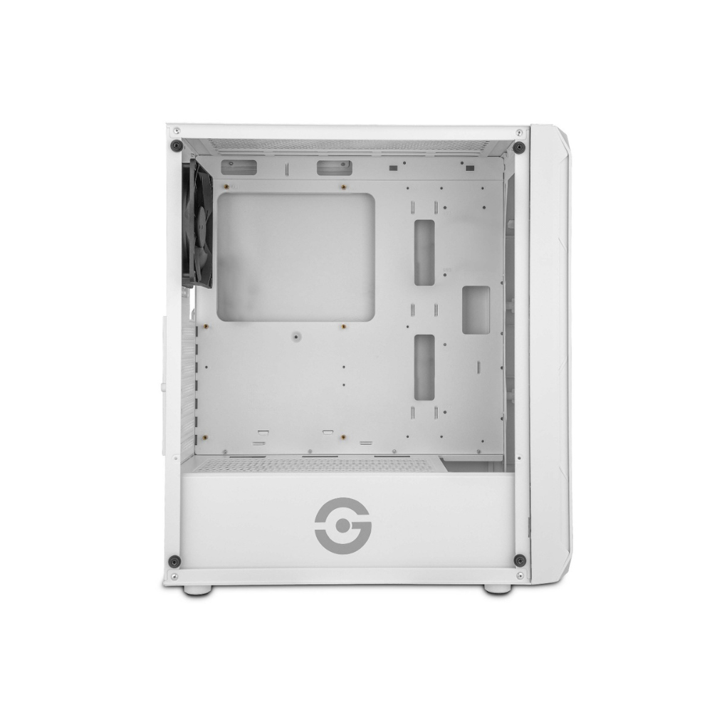 Gabinete Getttech Gamer ATX, 1 Ventilador, USB 2.0 y 3.0, Blanco GCM-ASGX1-01WH