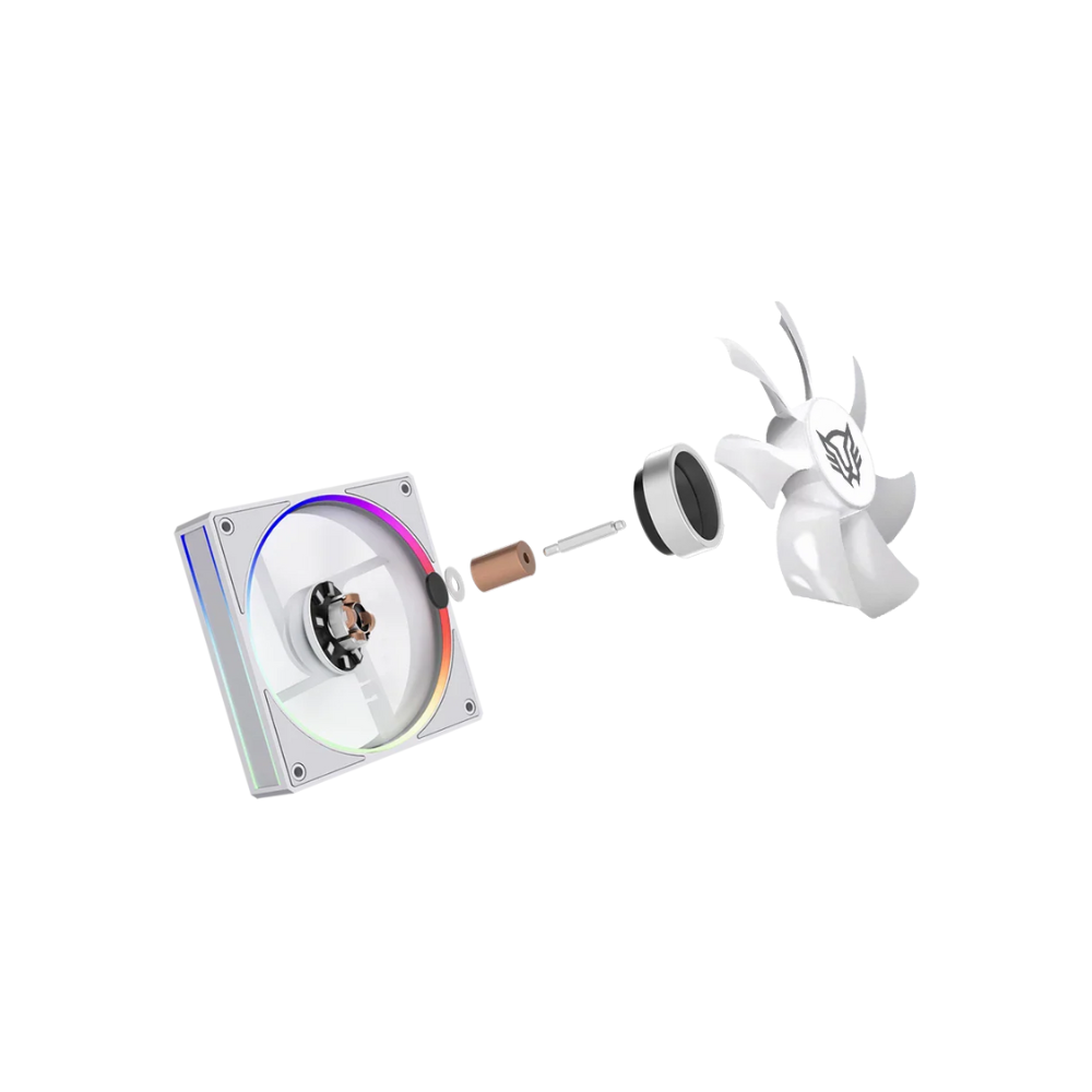 Enfriamiento Líquido Balam Rush 360 Hydrox Expert HYX36 Blanco Display para monitoreo de temperatura RGB 3x Vent 120 mm TDP 300 W Legend
