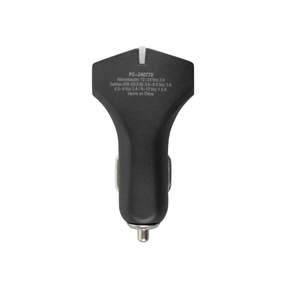 Cargador para Auto Perfect Choice USB Dual (QC 3.0)