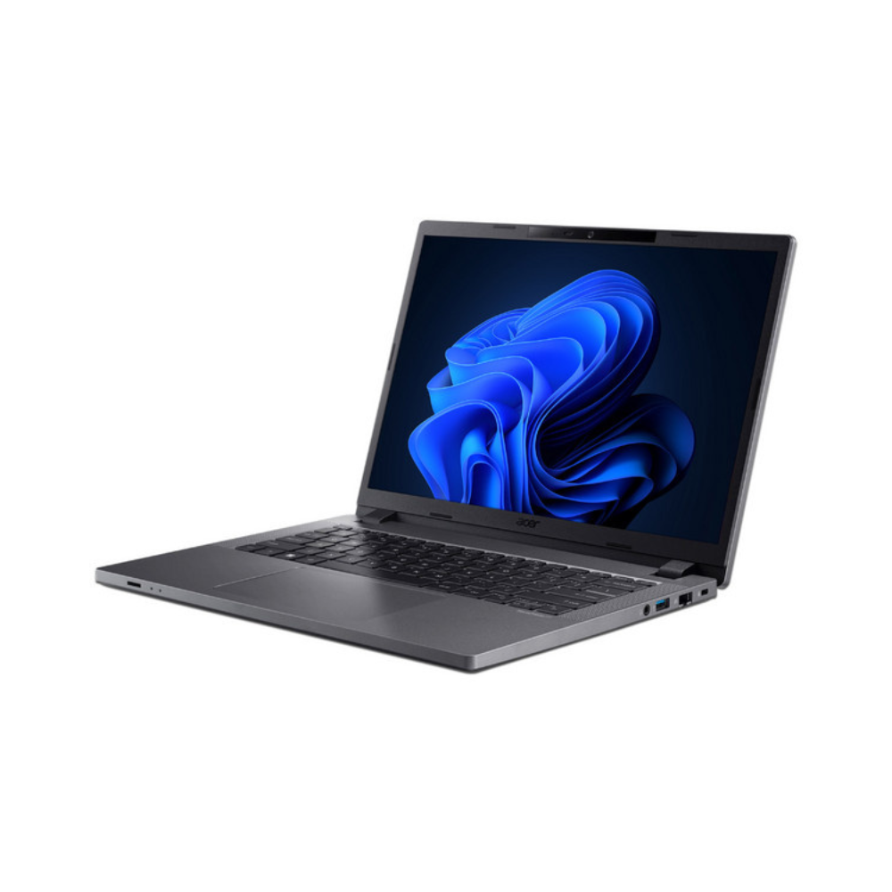 Laptop Acer TravelMate P2 14" Core i5-1335U 8GB RAM 512GB SSD Windows 11 Pro Gris Acero Garantía 1 Año + Seguro Robo