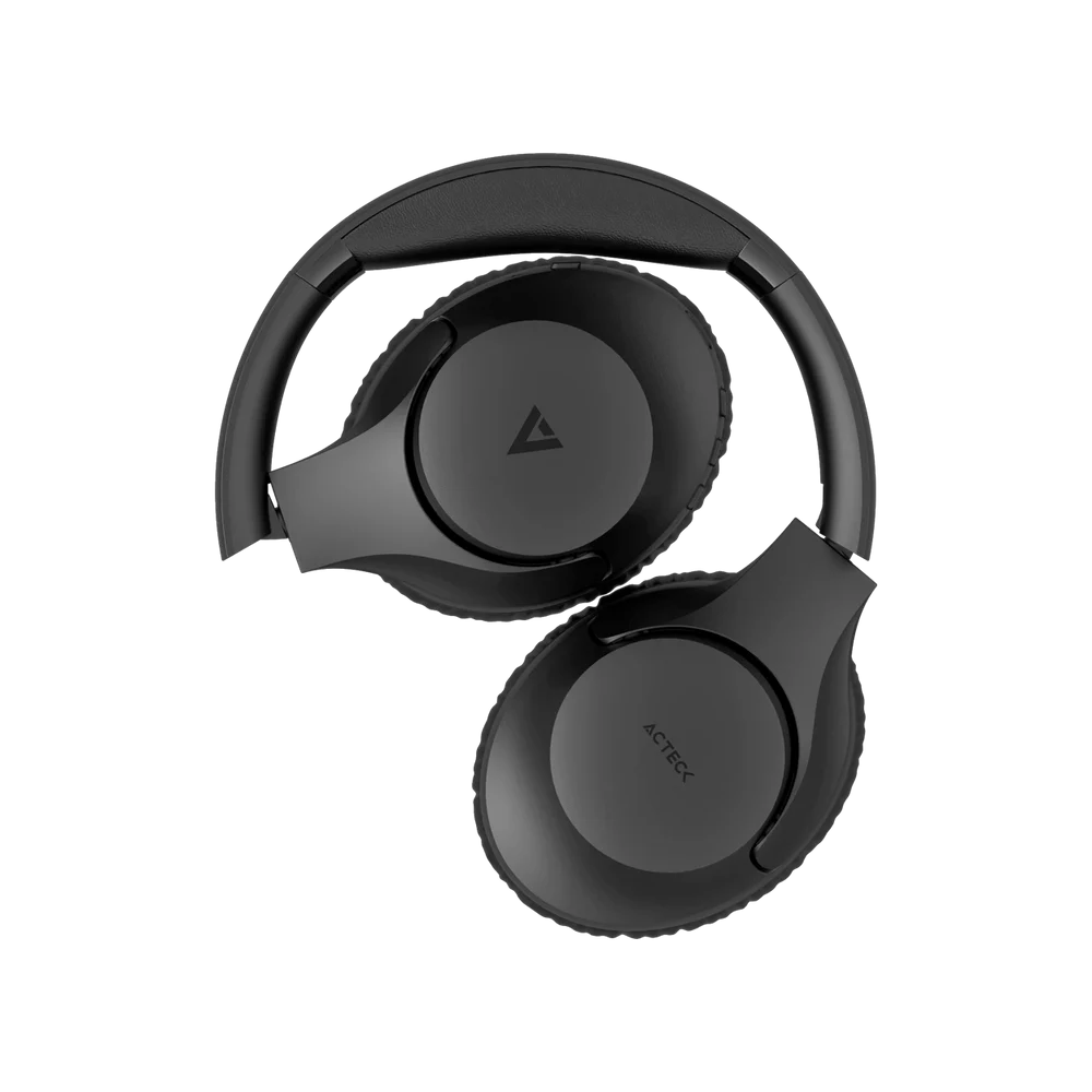 Audi­fonos Diadema Acteck Zion Plus HP645 Negro Over-Ear Bluetooth 5.0 Elite Series