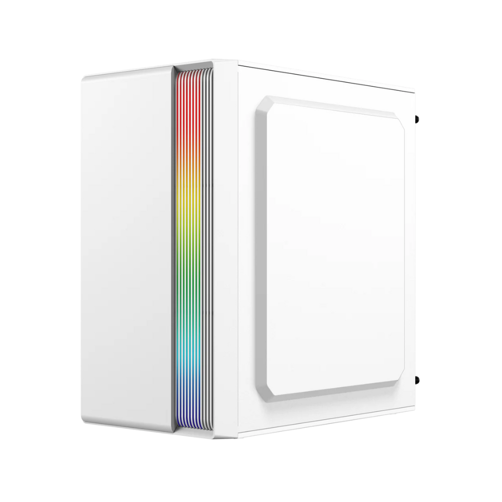 Gabinete Acteck Fusion II M-ATX Fuente ATX 500W USB 3.0 Blanco — Modelo AC-935760