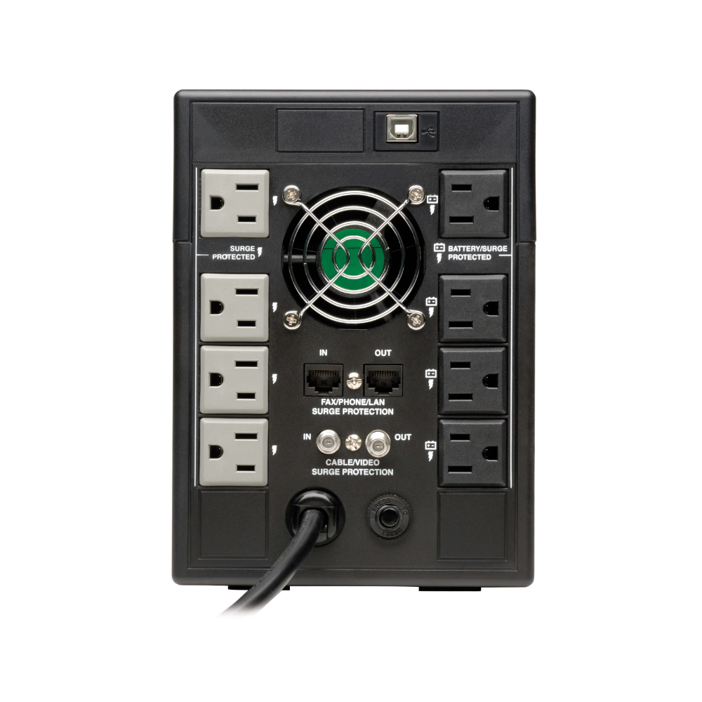 No Break Tripp Lite Smart1300LCDT Torre 720W 120V AVR LCD Interactivo 8 Salidas 5-15R