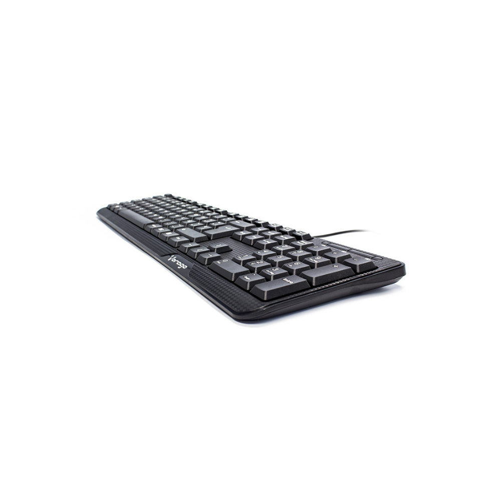 Teclado Vorago Multimedia USB Negro (KB-102)