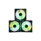 Kit de 3 enfriamiento Naceb ARGB de 120mm color Negro