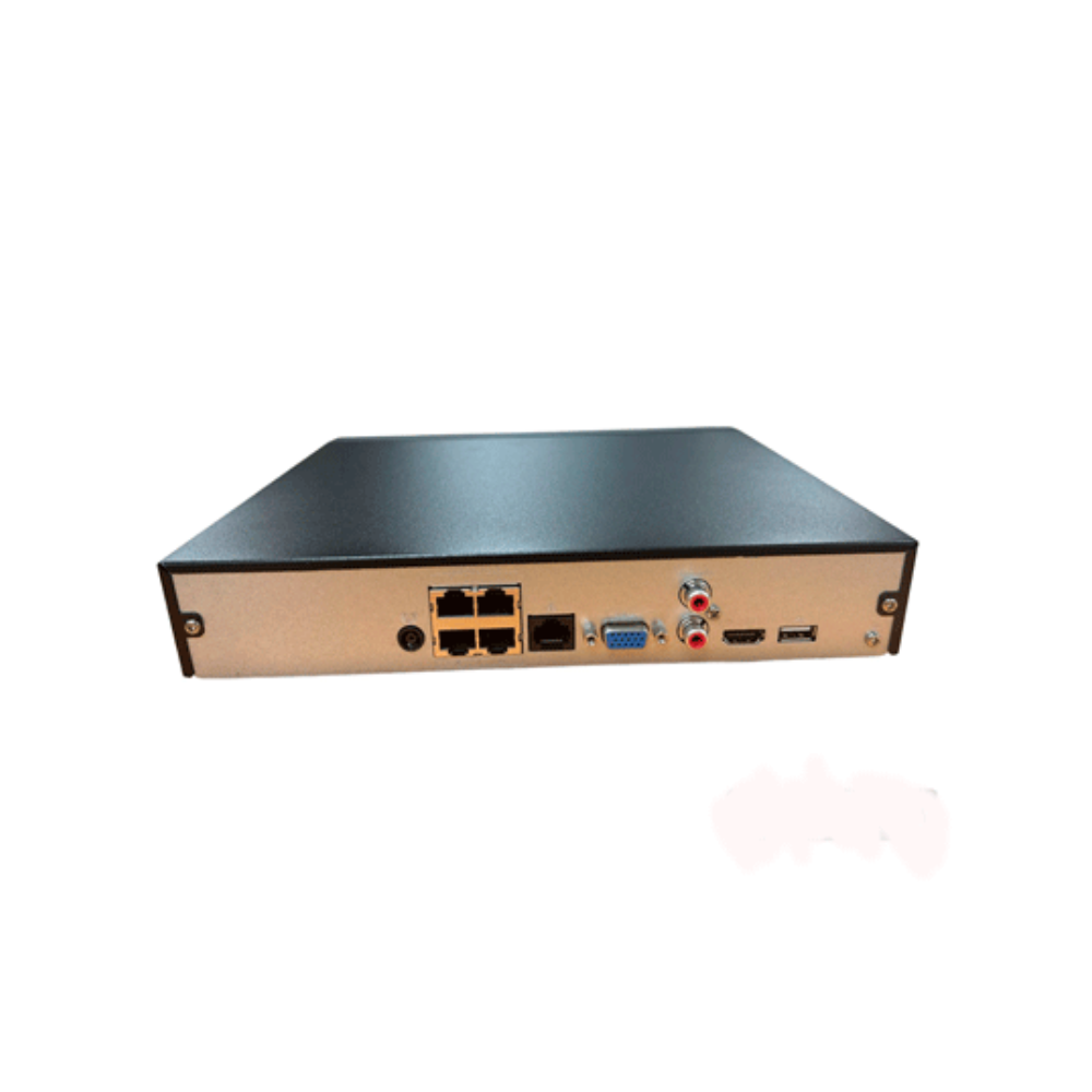 Kit Dahua NVR 4 canales PoE +4 cámaras bullet 2MP 1TB IR 30m IP67 exteriores
