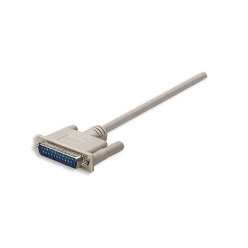 Cable Null Modem DB9 Hembra a DB25 Macho 1.8M Manhattan (314770)