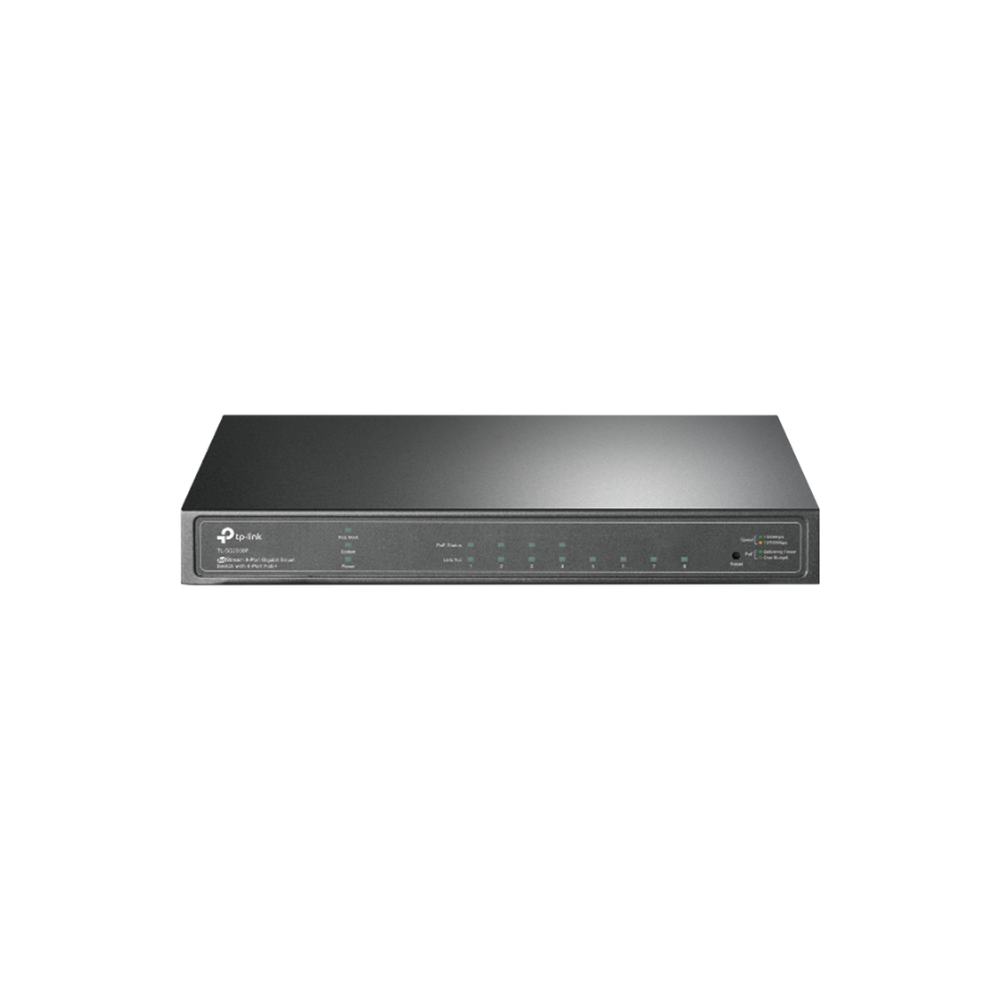 Switch PoE JetStream SDN Administrable 8 Puertos 10/100/1000Mbps, 4 PoE, 62W, Administracion Centralizada OMADA SDN