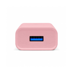 Cargador Brobotix Combo Carga Rápida USB V3.0 + Cable USB Tipo C Rosa