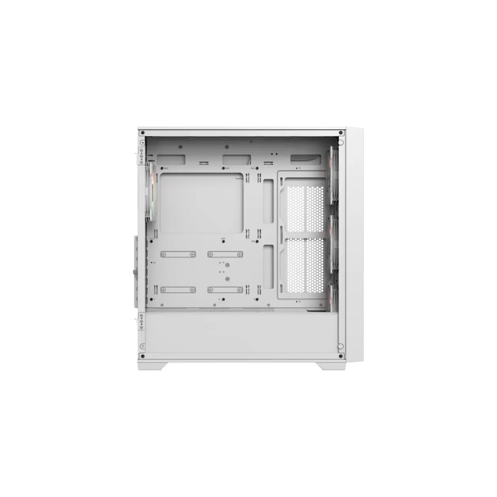 Gabinete Balam Rush Carbon 9000 Full Torre USB 3.0 / 2.0 / Tipo C 4 Ventiladores Blanco — Modelo BR-938761