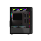 Gabinete Balam Dragonfly II GM745 Media Torre Cristal Negro — Modelo BR-935968