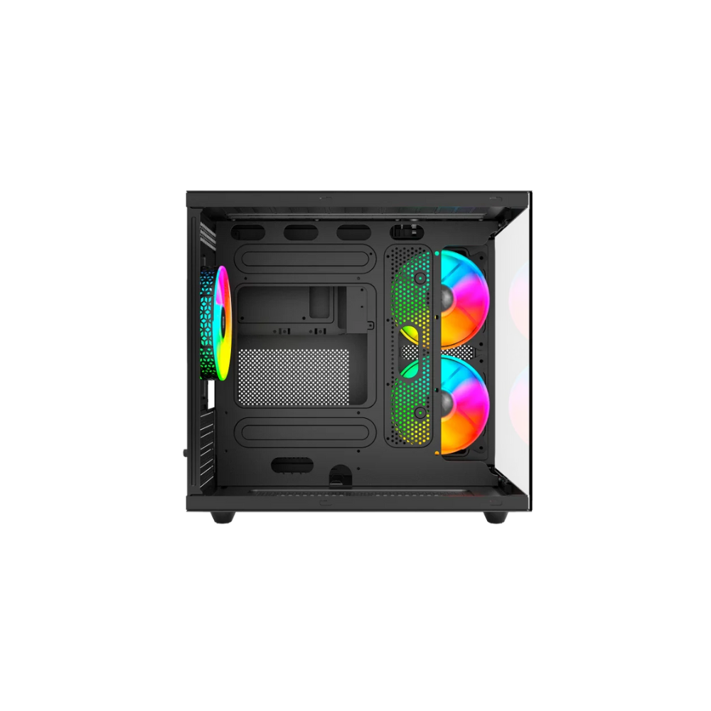 Gabinete Balam Tank Pro GM955 Mini Torre / Mini ATX Cristal Negro — Modelo BR-937320